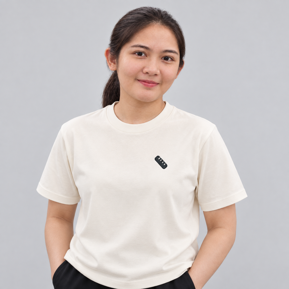 Architect Ruler Tee in cream