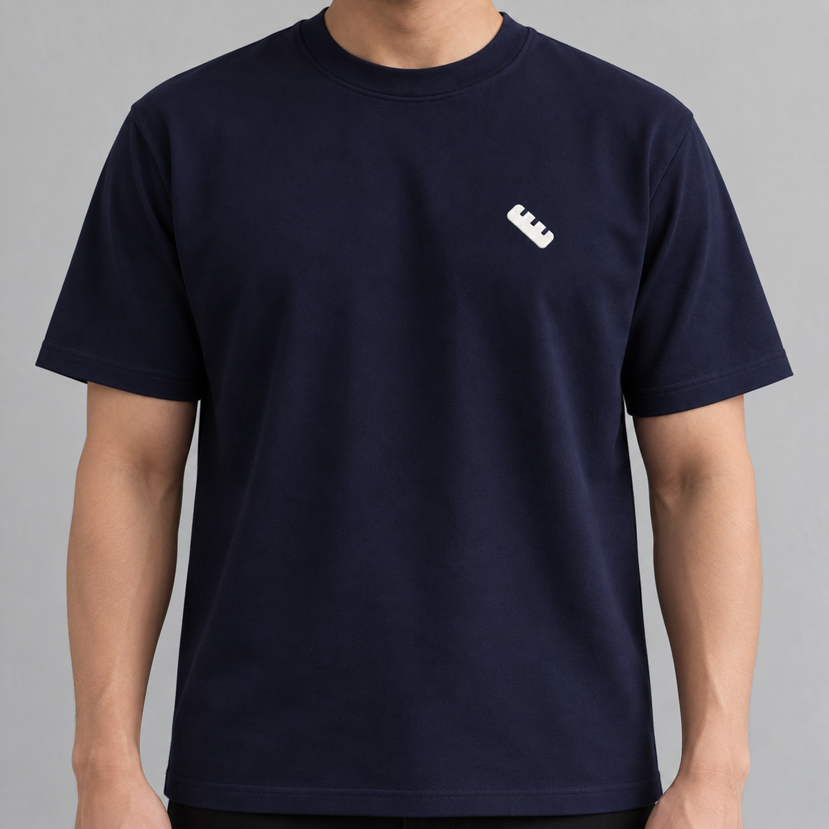 Architect Ruler Tee in navy