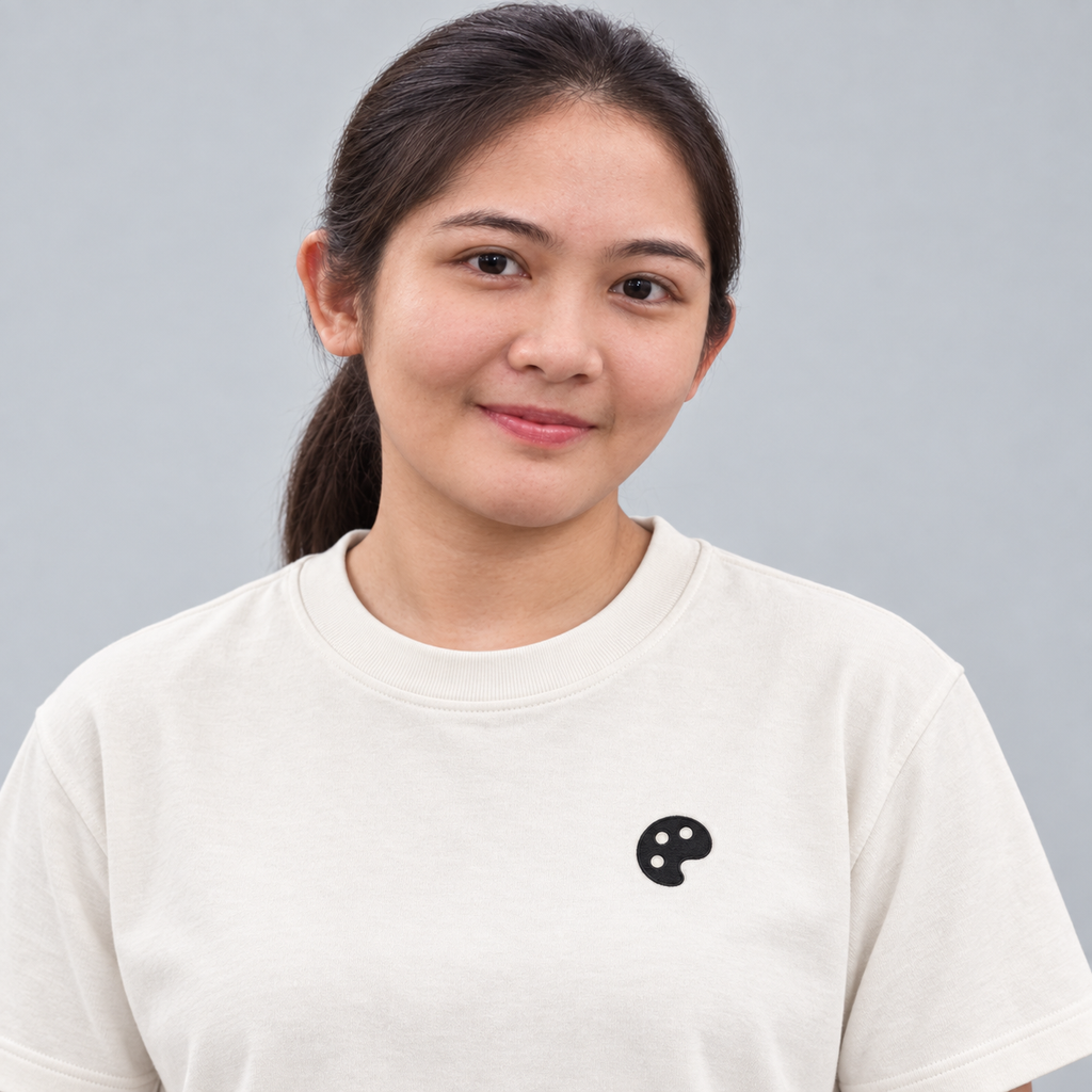 Artist Palette Tee in cream