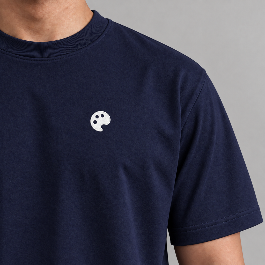 Artist Palette Tee in navy