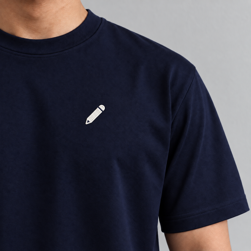 Artist Pencil Tee in navy