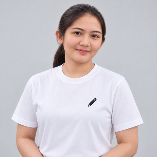 Artist Pencil Tee in white