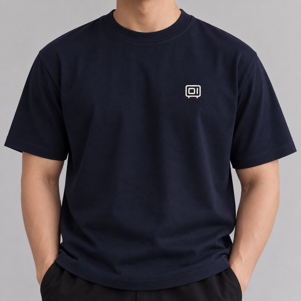 Baker Oven Tee in navy