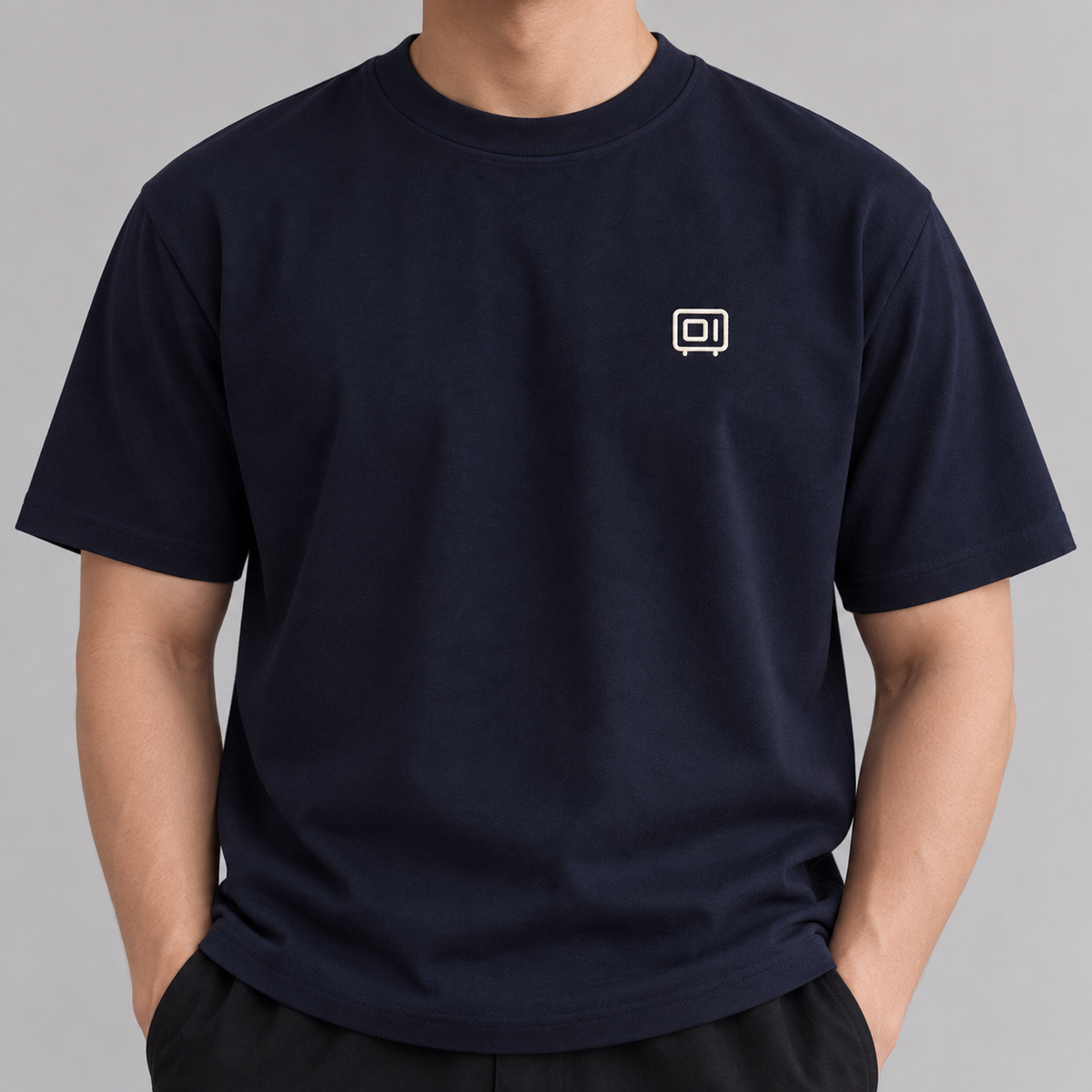 Baker Oven Tee in navy
