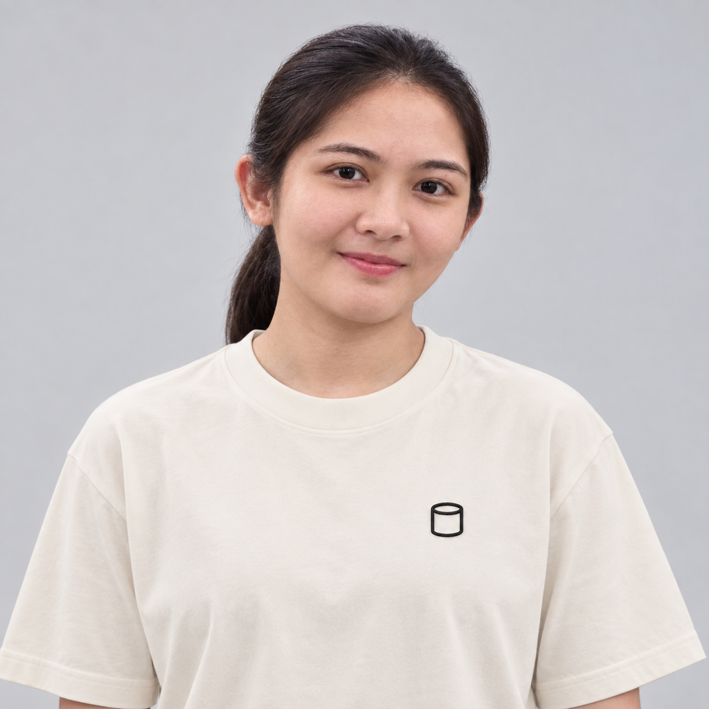 Baker Rolling Pin Tee in cream