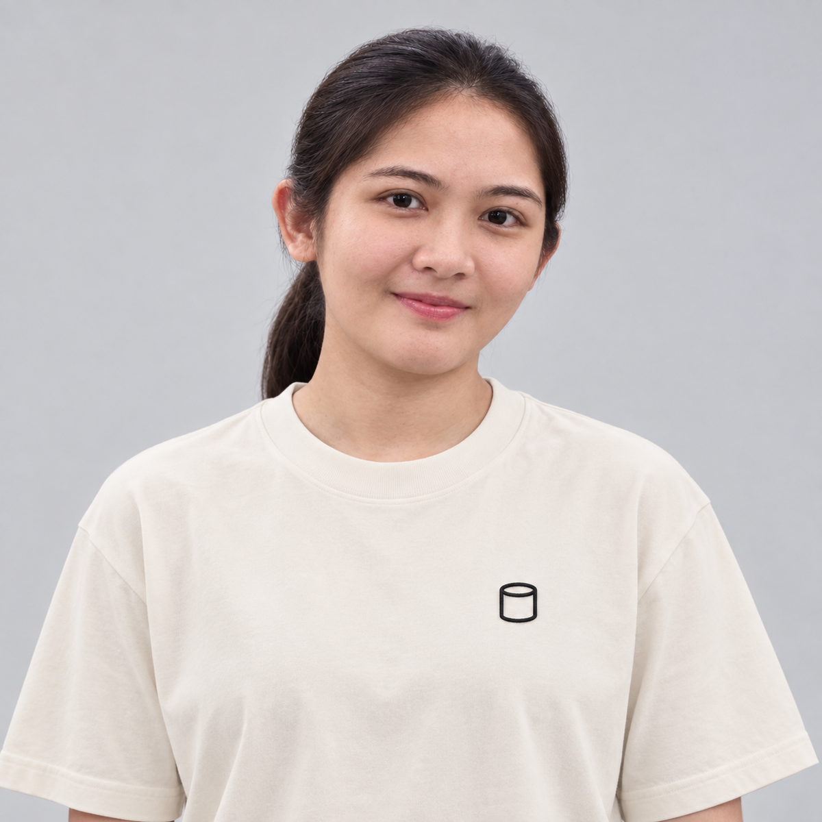 Baker Rolling Pin Tee in cream