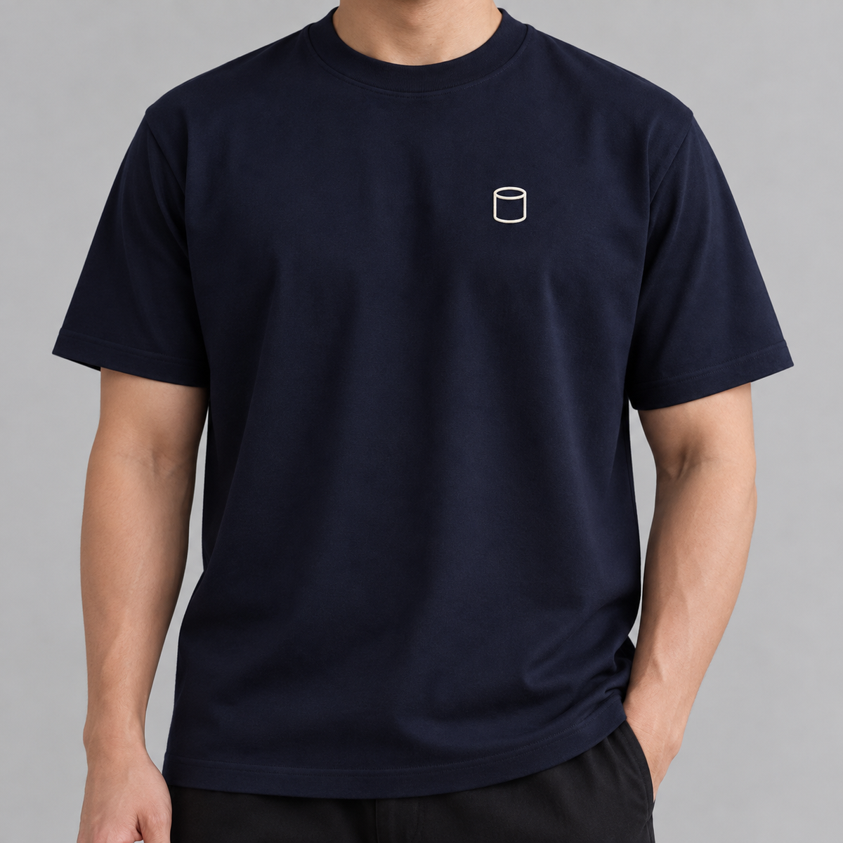 Baker Rolling Pin Tee in navy