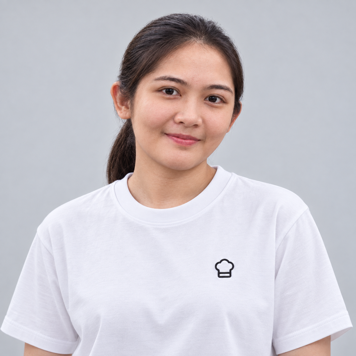 Chef Chef Hat Tee in white