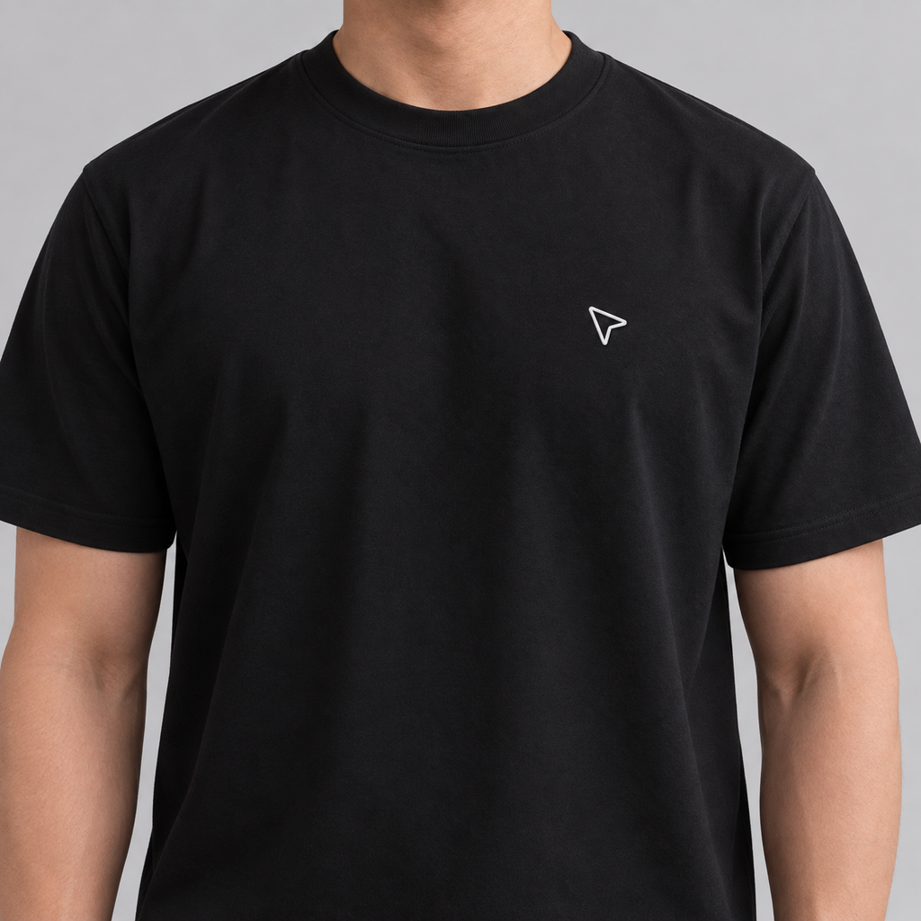 Designer Cursor Tee in black