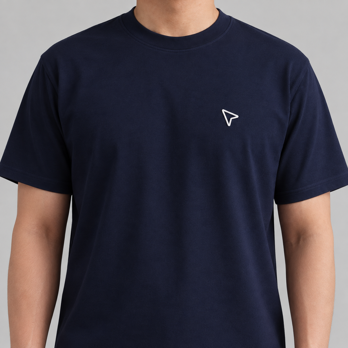 Designer Cursor Tee in navy