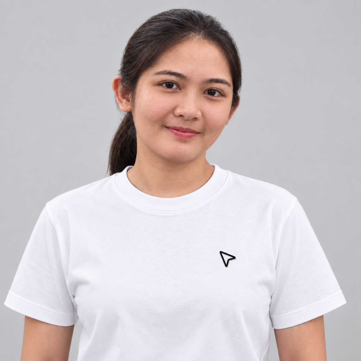 Designer Cursor Tee in white