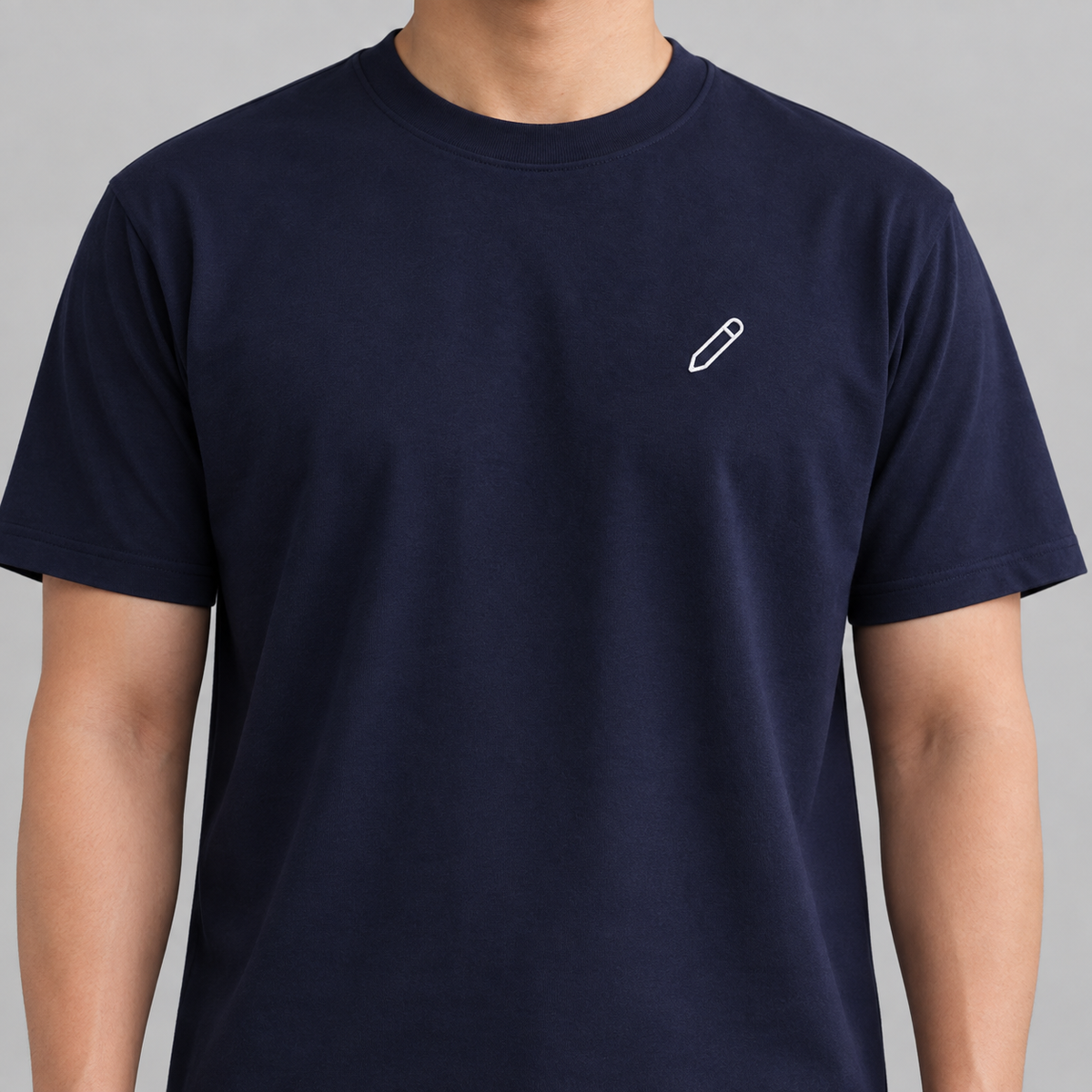 Designer Pencil Tee in navy