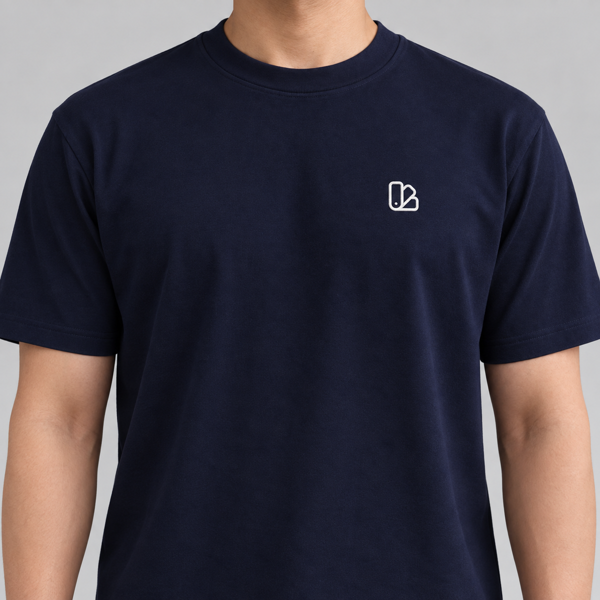 Designer Swatch Tee in navy